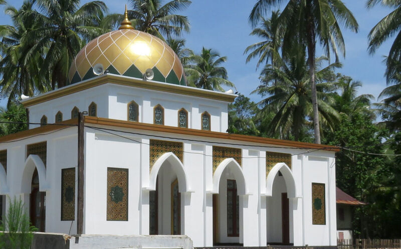 Mosque on way to Krui Sumatra