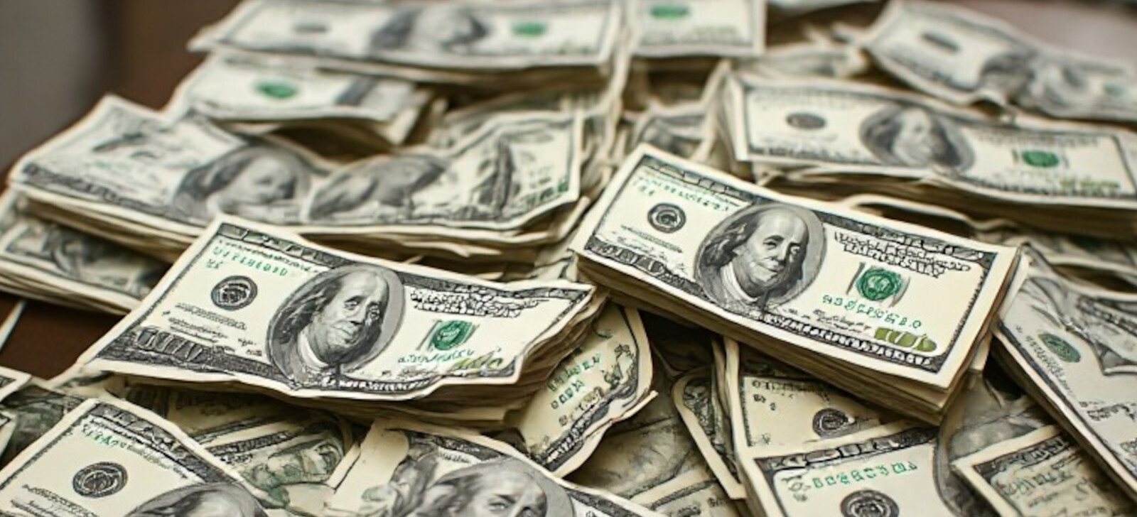 pile of US dollars
