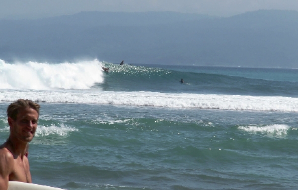 Krui Left surf break