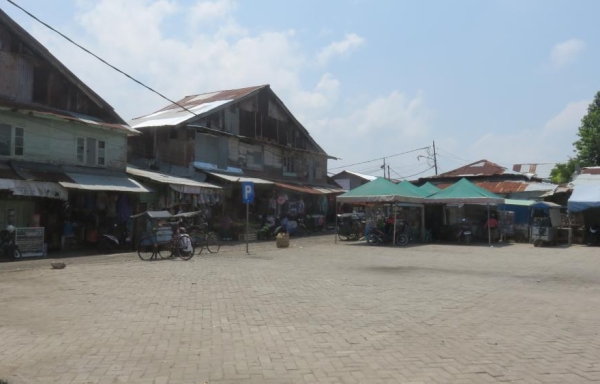 Main market Krui town