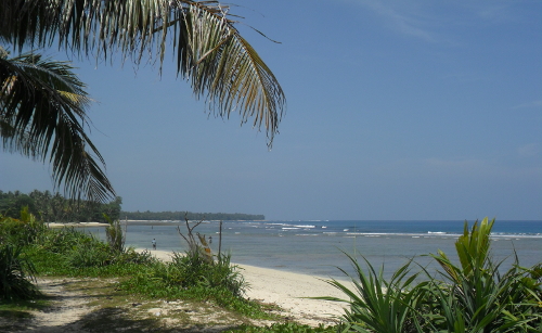 Krui beach Lampung Sumatra