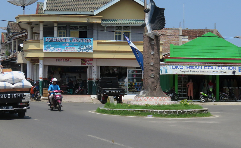 Marlin monument Krui lampung Sumatra