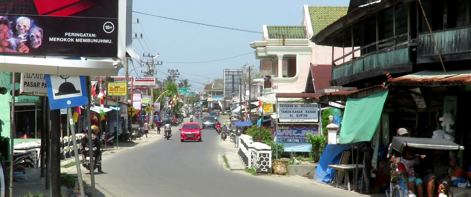 Krui town Lampung, Sumatra
