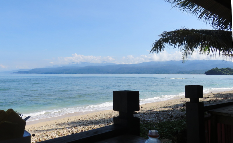 Labuhan Jukung beach view to Way Sindi