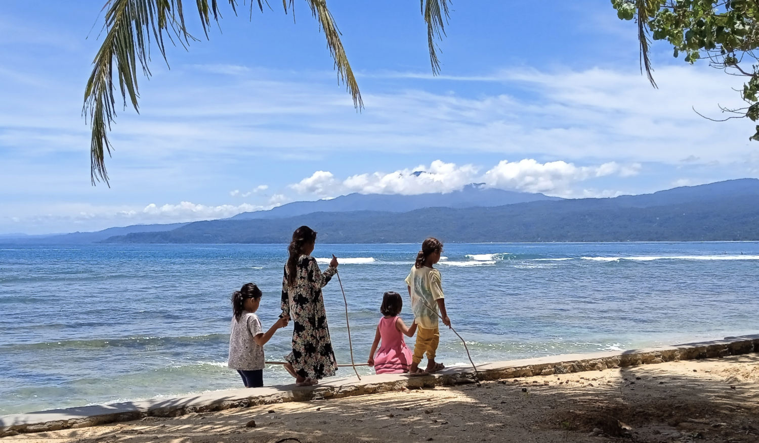 Labuhan Jukung beach Lampung, Sumatra