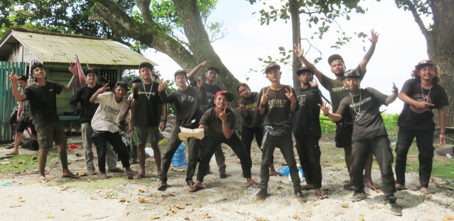 Punk Indo style. Lampung South Sumatra