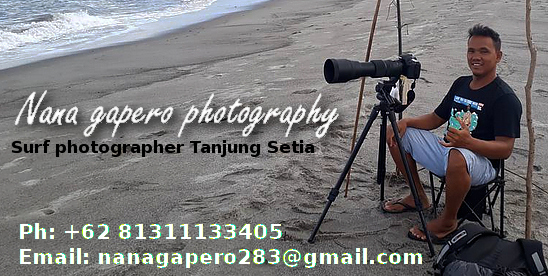 Nana Gapero Surf Photographer South Sumatra