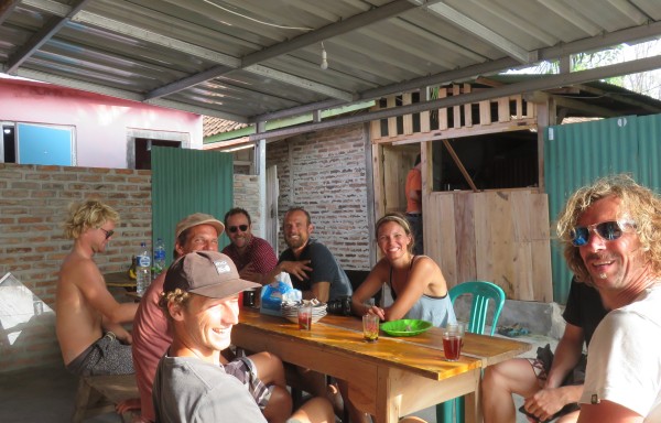 Breakfast at Kuripan, Pesisir Utara, Sumatra