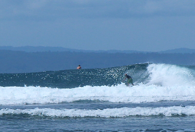 Thomas Passerini Surfing Banana island