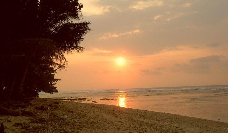 Tanjung Setia beach lampung Sumatra