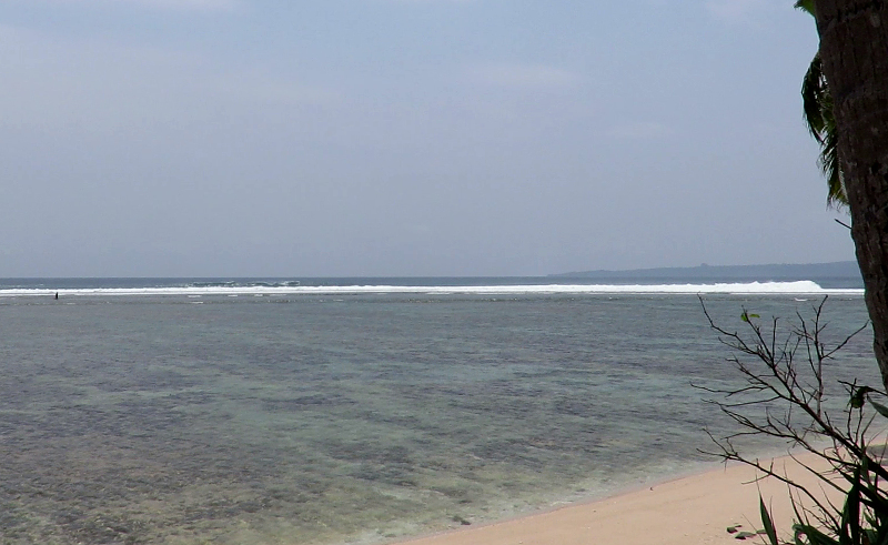 The reef at Jimmts Left Sumatra
