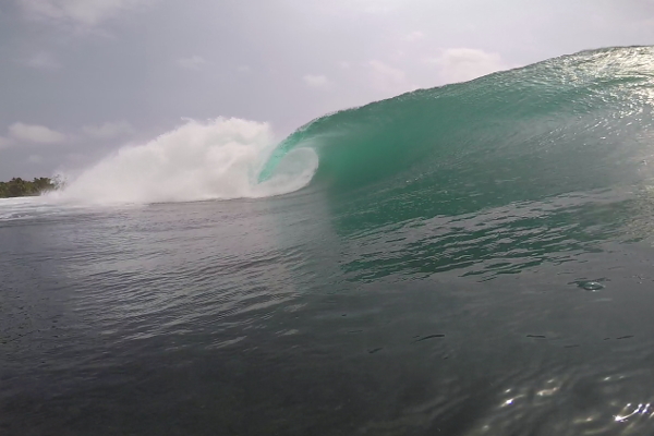 Amy's Left surf break South Sumatra