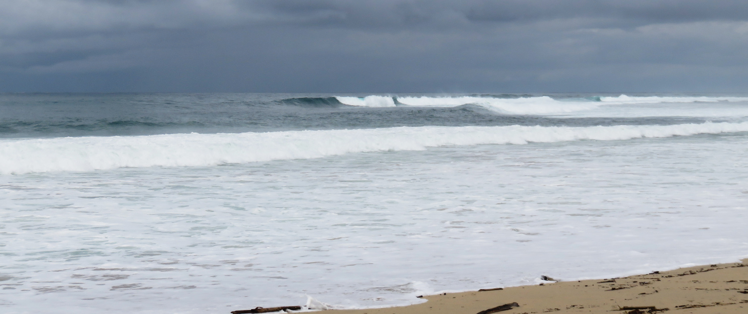 Biha surf break Lampung South Sumatra