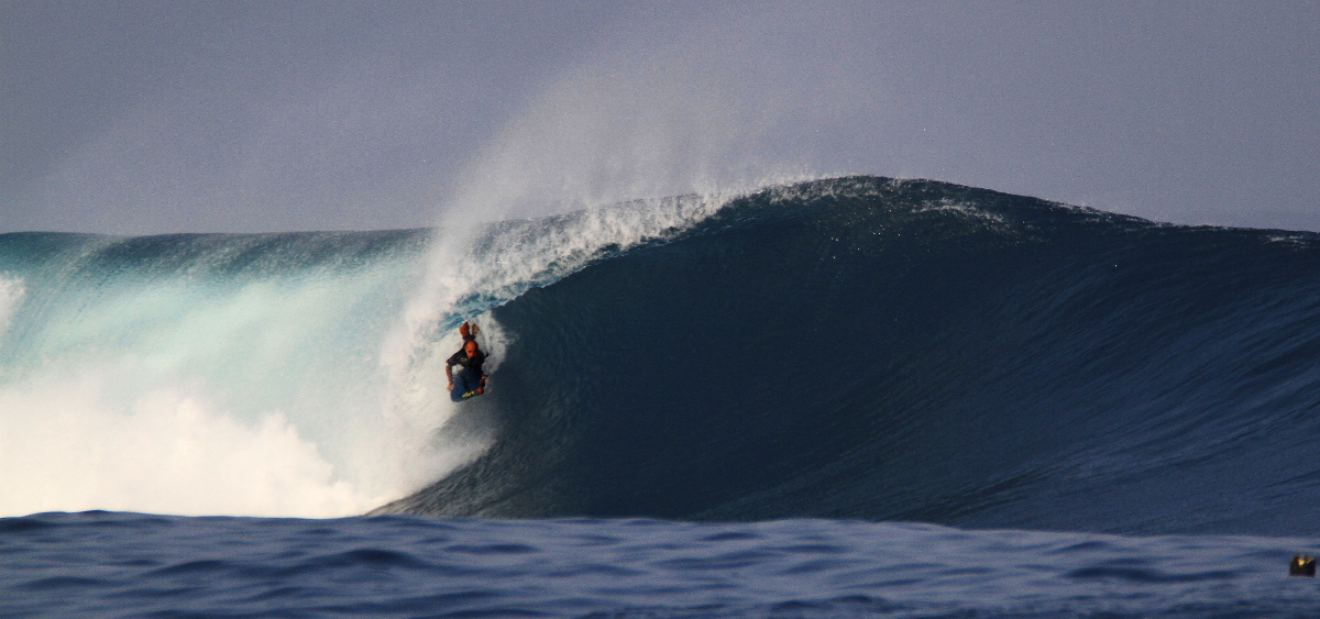 Danilo Mansono bodyboarding Honey Smacks surf break South Sumatra