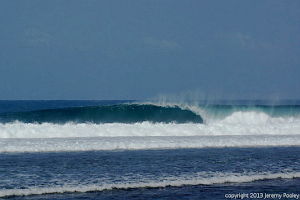 Jimmys Right surf break Sumatra