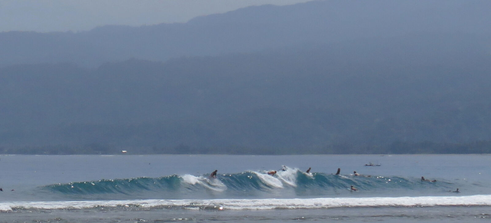 Average day surfing at Krui Left Sumatra