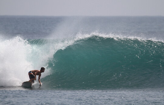 Krui Left surf break Sumatra