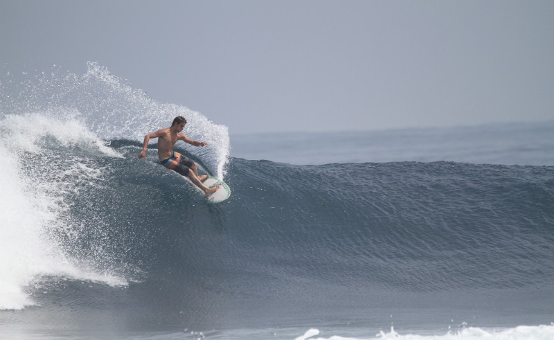 Krui Left surf break Sumatra