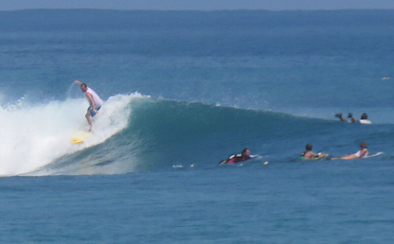 Usual day surfing Krui Left