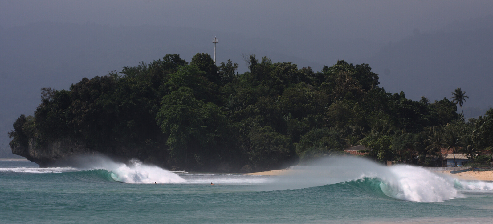 Perfect day at Krui Right surf break 2013