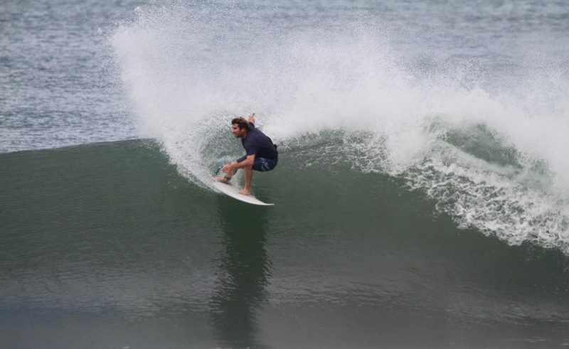 Surfing Mandiri Beach Sumatra