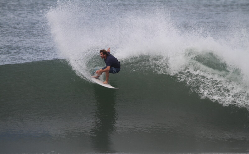 Ravi surfing Mandiri Beach Sumatra