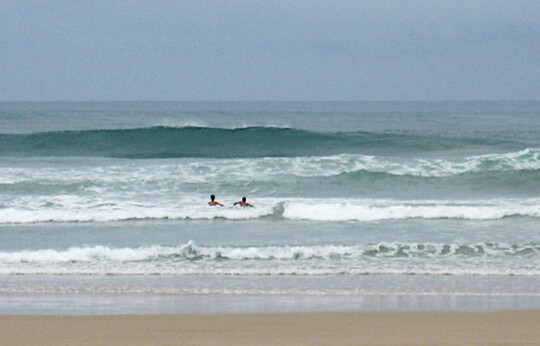 Ngambur beach surf break South Sumatra
