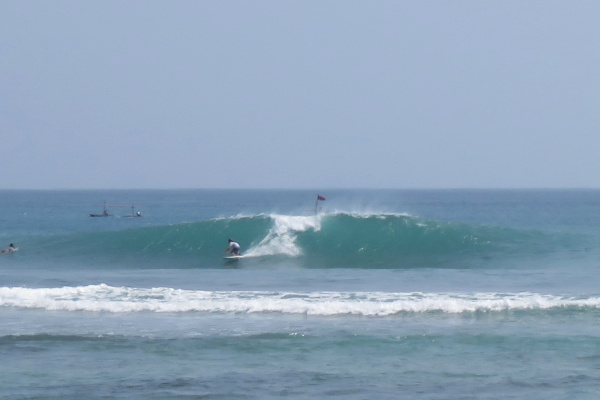1.5 mtr waves at The Peak surf break Sumatra