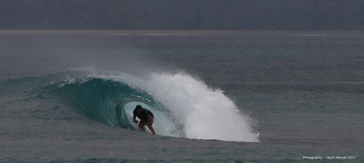 The Peak surf break South Sumatra