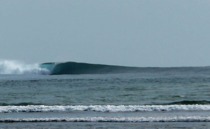 Volcano's Left surf break South Sumatra