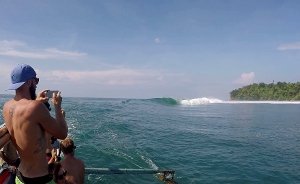 Banana Island surf break Sumatra